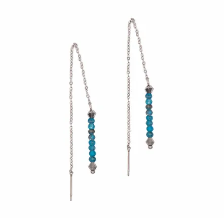 Gifts - Lumia Apatite Stone Drop Earrings - SLOYA