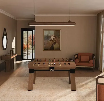 Autres tables  - Chesterfield Foosball Table Handmade by Wood Tailors Club - WOOD TAILORS CLUB