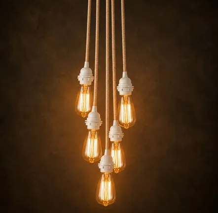 Ceiling lights - Fitting Lamps Ceiling - Natural White - 5 Fittings - BAZAR BIZAR LIVING