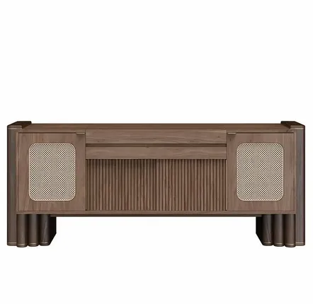 Buffets - Ronnie Vinyl Sideboard Handmade by Wood Tailors Club - WOOD TAILORS CLUB