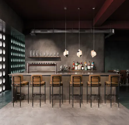Chaises - Fulton Bar Chair Handmade by Porus Studio - PORUS STUDIO
