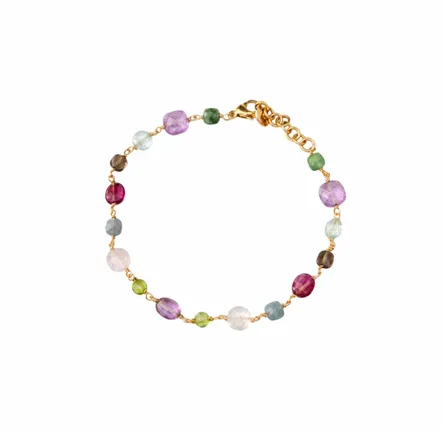 Bijoux - Bracelet melange pierres fines- Maïta - SOPHIE DESCHAMPS BIJOUX