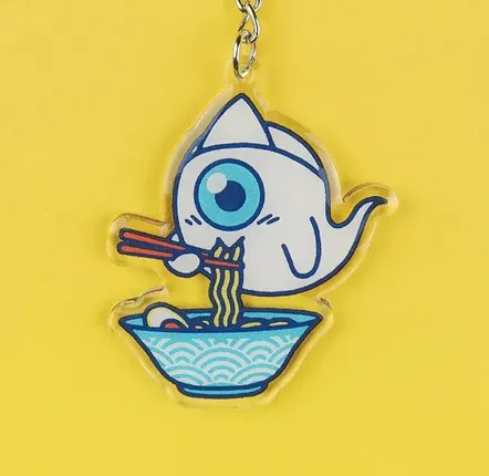 Objets de décoration - Porte-clé « Yû - Ramen » en acrylique recyclé - YEAAAH! STUDIO