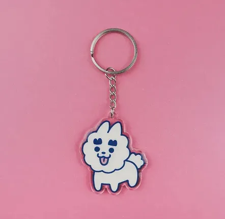 Gifts - Croissant” recycled acrylic keychain - YEAAAH! STUDIO