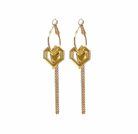 Jewelry - GOLD TIKA COMPO AMORE EARRINGS - TELLMEE