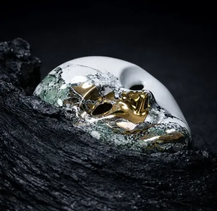 Unique pieces - Bog Oak Sculpture, 350x300x100 mm - GLASS4CANDLES