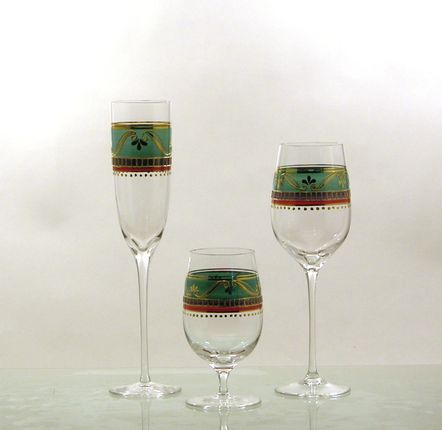 Verres à pied - Brocart,  flûte, verre à vin, goblet - PAUL NAGEL