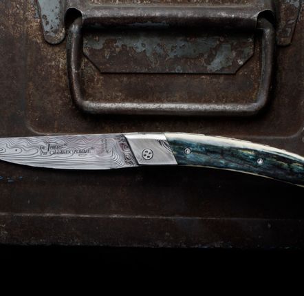 Knives - Le Thiers® RLT DAMAS pocket knife - Claude Dozorme - LAGUIOLE CLAUDE DOZORME