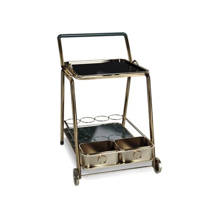 Trolleys - Decatur Bar Cart Handmade by Porus Studio - PORUS STUDIO