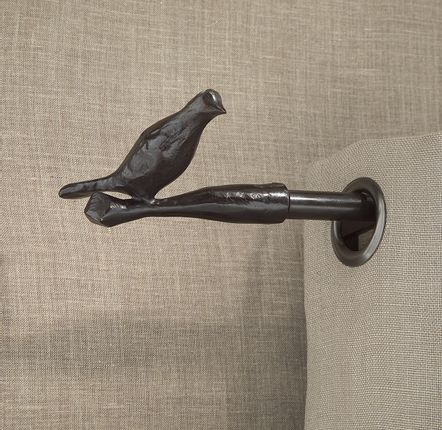 Artistic hardware - PLUME Curtain rod finial - OBJET INSOLITE