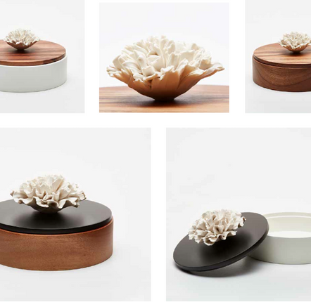 Caskets and boxes - Decorative box, jewellery box, wooden and porcelain box - CHAN - ANOQ