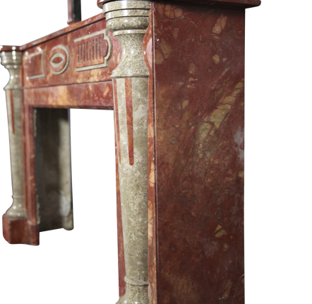 Other wall decoration - Art Deco Fireplace With Exceptional Marble Trumeau. - MAISON LEON VAN DEN BOGAERT