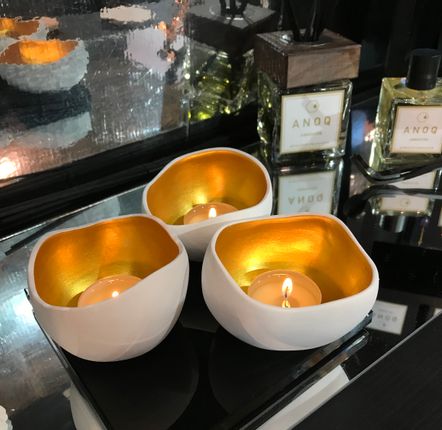 Christmas table settings - TRIO candle holders - 3-piece set - ANOQ
