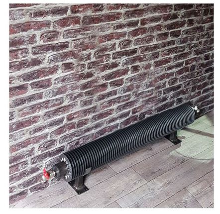 Office design and planning - Industrial radiator TUBE-FINTS - TUBE AILETTES PAR CHAUFFAGE DECOR - RADIATEURS DESIGN SUR STOCK
