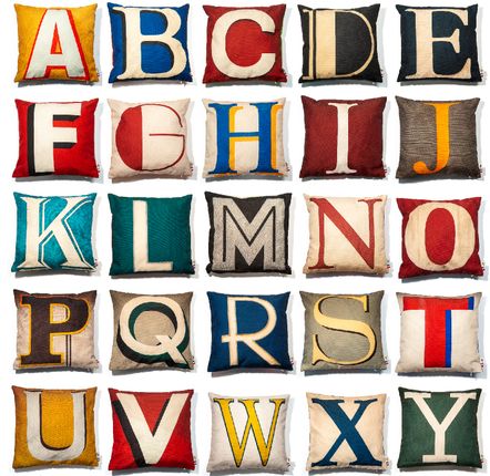 Outdoor decorative accessories - Letter cushions (covers) - MARON BOUILLIE