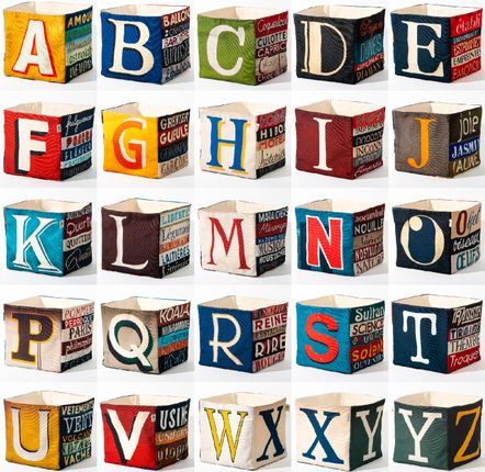 Range-tout - Boites de rangement Alphabet - MARON BOUILLIE