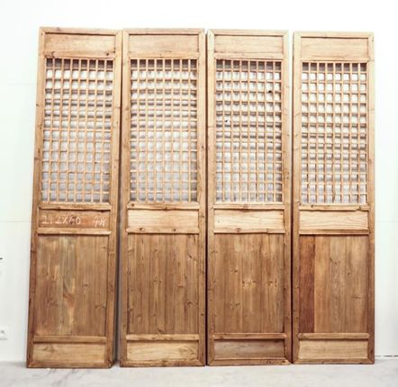 Unique pieces - Sets of Large Screen Doors - THE SILK ROAD COLLECTION