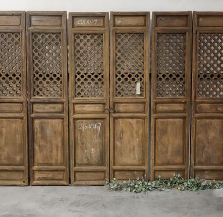 Unique pieces - Sets of Large Screen Doors - THE SILK ROAD COLLECTION