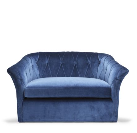 Lounge chairs for hospitalities & contracts - Isabella Sofa Lounge armchair - extra wide - Upholstered Velvet Siege - DUISTT