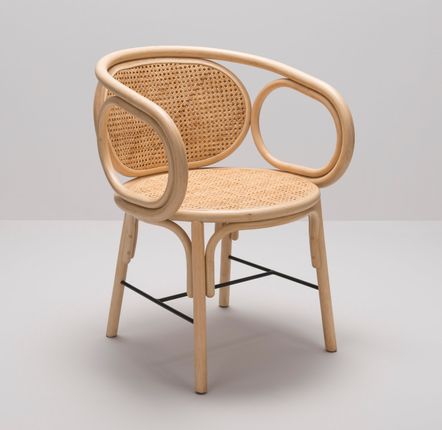 Small armchairs - CONTOUR all rattan armchair - ORCHID EDITION