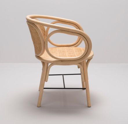 Small armchairs - CONTOUR all rattan armchair - ORCHID EDITION