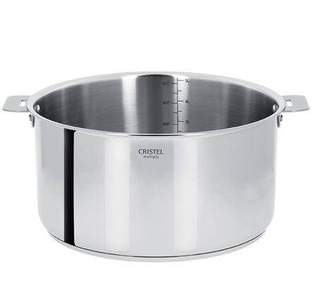 Faitouts - Faitout inox 24 cm Casteline amovible - CRISTEL