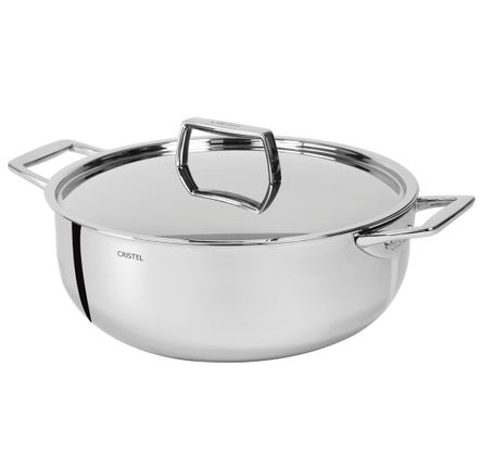 Faitouts - Faitout inox 18-10 24cm Castel'Pro - CRISTEL