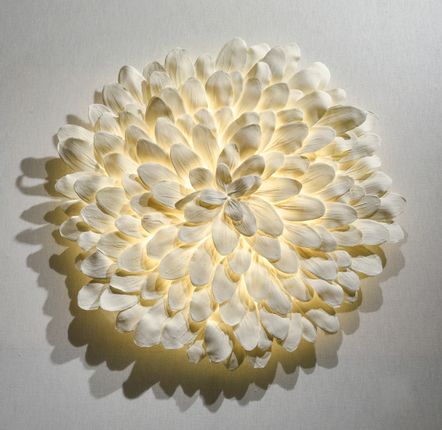 Ceramic - Mezza Luce “Mya” Lighting - Porcelain - BARBARA BILLOUD