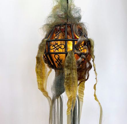 Objets de décoration - SUSPENSION LICHEN HUMUS - MICKI CHOMICKI HAIR BRUT