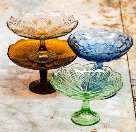 Verres - Plats en verre gâteau / fruits - ALL'ORIGINE