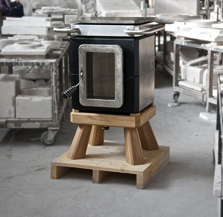 Mini-cuisines - COOKIN STACK I POÊLE EN CERAMIQUE - poele a bois - LA CASTELLAMONTE