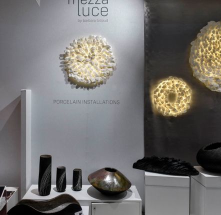 Ceramic - Mezza Luce “Mya” Lighting - Porcelain - BARBARA BILLOUD