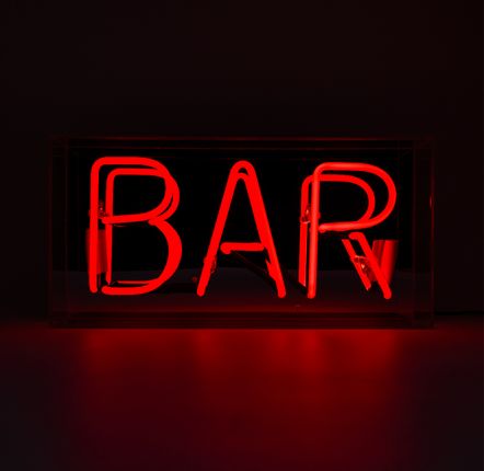 Desk lamps - 'Bar' Acrylic Box Neon Light - LOCOMOCEAN