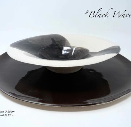 Plats et saladiers - NOIR&BLANC - POTOMAK STUDIO
