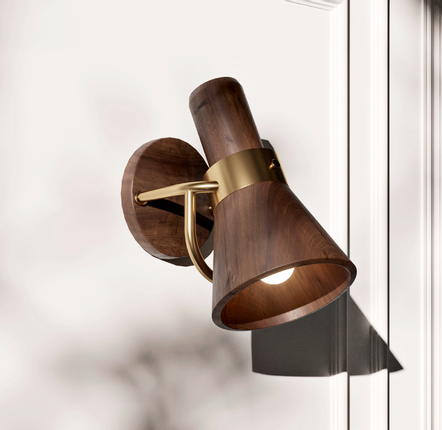 Plafonniers - Humphry Wall Lamp Handmade by Wood Tailors Club - WOOD TAILORS CLUB