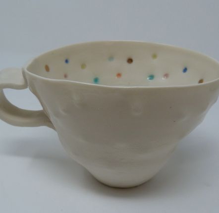 Objets de décoration - PORCELAINE FAITE À LA MAIN AVEC DES PIXELS COLORÉS ET DORÉS - POTOMAK STUDIO