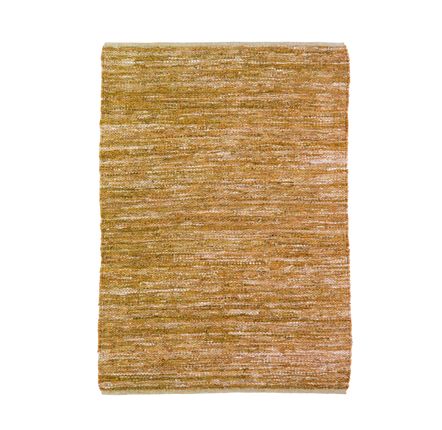 Rugs - SKIN RUG - 160x230 yellow woven leather carpet. - ALECTO TAPIS