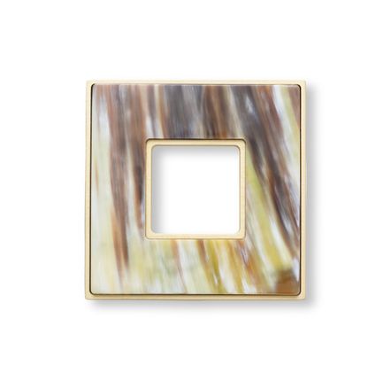 Doorknobs - Square Handle | Natural Horn - ZANCHI 1952