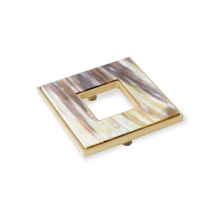 Doorknobs - Square Handle | Natural Horn - ZANCHI 1952
