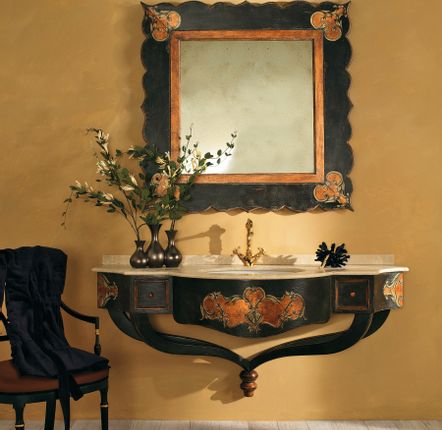 Hotel bedrooms - Classic chic and hand-decorated Bathroom furniture - INTERIORS ITALIA