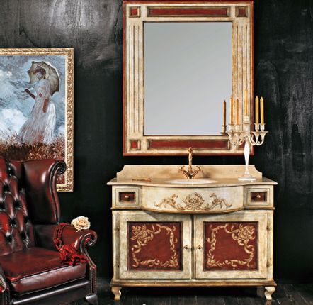 Hotel bedrooms - Classic chic and hand-decorated Bathroom furniture - INTERIORS ITALIA