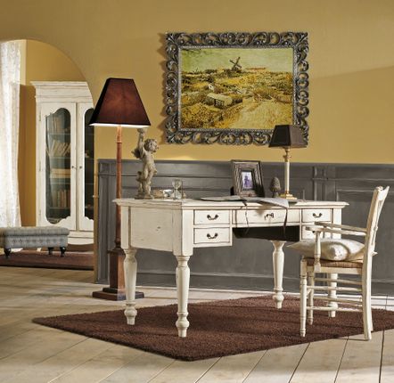 Writing desks - PR620 - Writing desk with 5 drawers. - INTERIORS ITALIA
