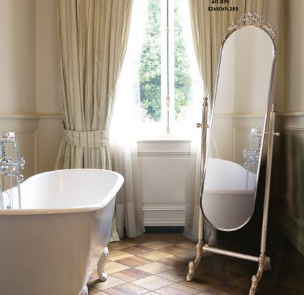 Mirrors - MIRRORS with framed in bronze-plated  - OLYMPUS BRASS