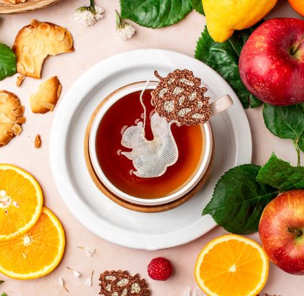 Café et thé - Sachets de thé bio en forme d'écureuil (lot de 5) - TEA HERITAGE