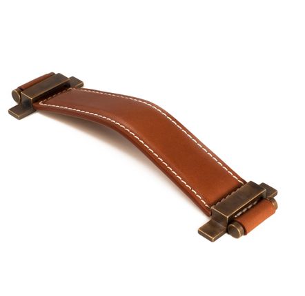 Artistic hardware - Handle in leather - THEA DESIGN