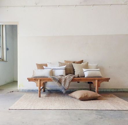 Contemporary carpets - Beautiful Natural Hemp Rug - ML FABRICS