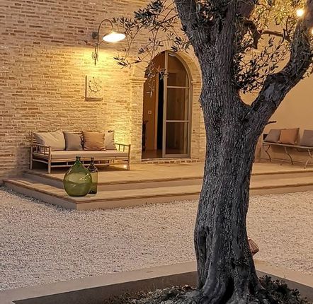 Outdoor wall lamps - Large Industrial Brass hat wall light 777 for main entry or wall - ANDROMEDA LIGHTING