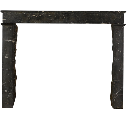 Fireplaces - Fossil Stone Antique Fireplace Mantel for Timeless Design - MAISON LEON VAN DEN BOGAERT