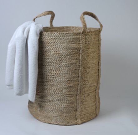 Shopping baskets - Round jute baskets - MAISON BENGAL