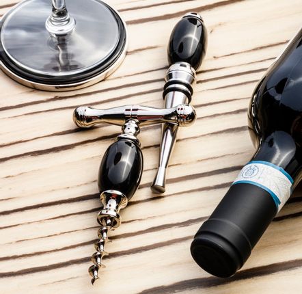 Gifts - Extractable Corkscrew and Wine Stopper | Natural Horn - ZANCHI 1952